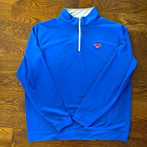 Peter Millar Quarter zip, SMU Mustangs